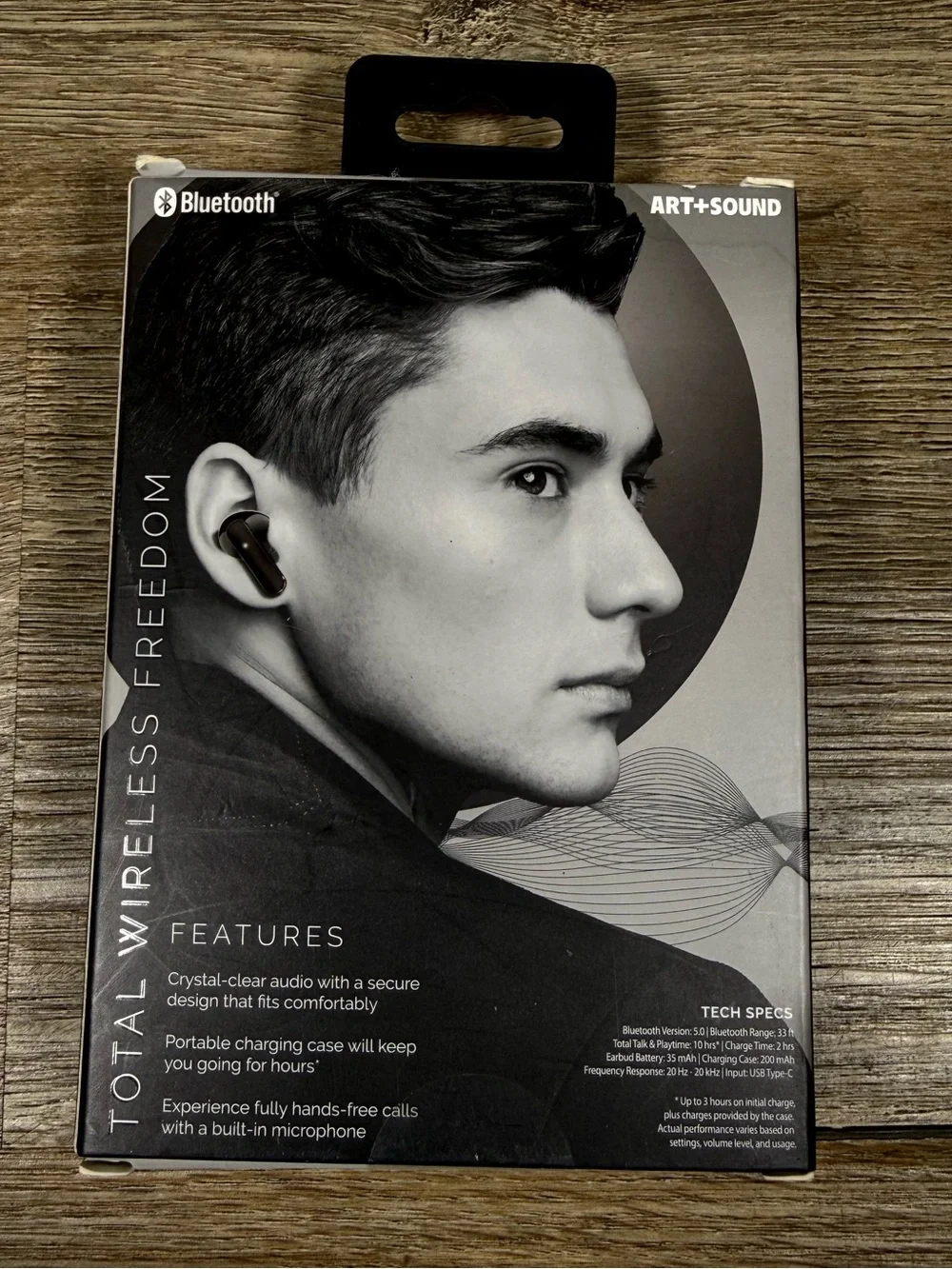 True Wireless Pro Earbuds in Black - Bluetooth